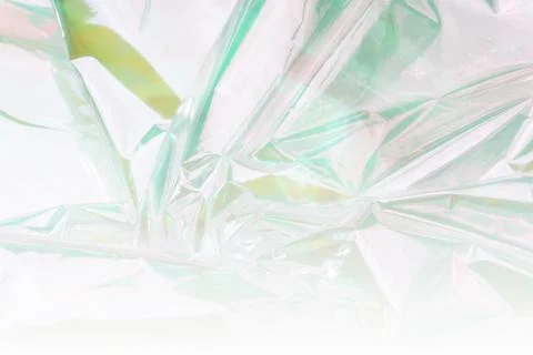  gradient rainbow light refraction  overlay effect on crumpled paper background Foto stock