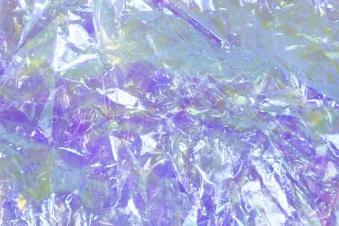  gradient rainbow light refraction  overlay effect on crumpled paper background Foto stock