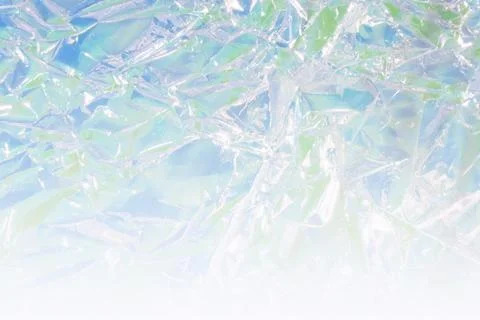  gradient rainbow light refraction  overlay effect on crumpled paper background Stock Photos