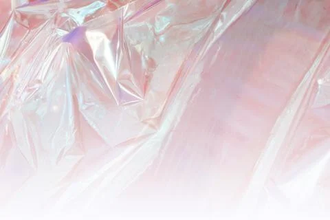  gradient rainbow light refraction  overlay effect on crumpled paper background Stock Photos