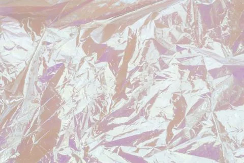  gradient rainbow light refraction  overlay effect on crumpled paper background Stock Photos