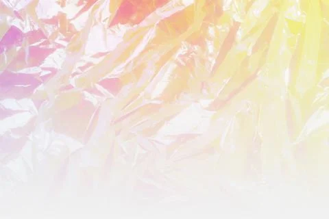  gradient rainbow light refraction  overlay effect on crumpled paper background Foto stock