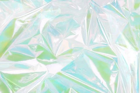  gradient rainbow light refraction  overlay effect on crumpled paper background Stock Photos