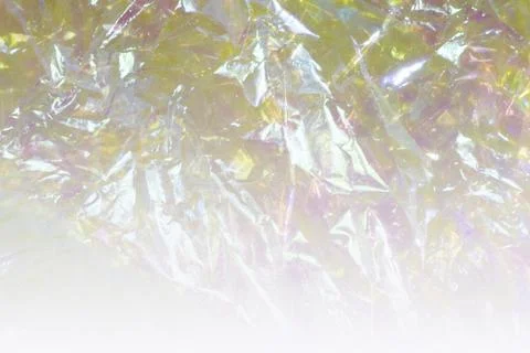  gradient rainbow light refraction  overlay effect on crumpled paper background Stock Photos