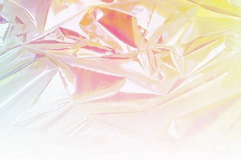  gradient rainbow light refraction  overlay effect on crumpled paper background Stock Photos