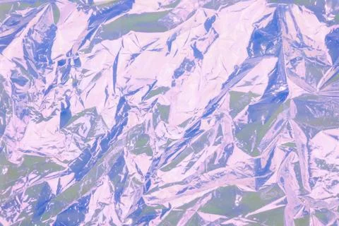  gradient rainbow light refraction  overlay effect on crumpled paper background 스톡 사진