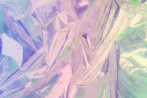  gradient rainbow light refraction  overlay effect on crumpled paper background Stock Photos