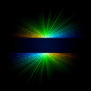 Gradient rays Stock Illustration