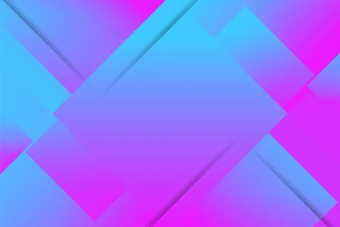 Gradient rectangles background. Blue and pink color. Stock Illustration