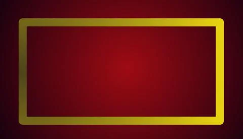 A gradient red abstract background illustration with a yellow frame. Perfec.. Stock Illustration