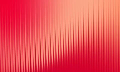 Gradient red and orange vertical pleated abstract background illustration Illustrazione stock