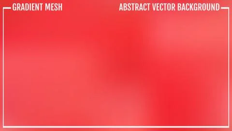 Gradient red and pink abstract vector blur background. Natural bright colors. Stock Illustration