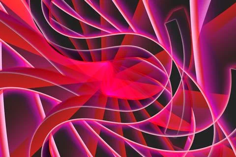 Gradient red color modern trendy wavy with creative with pink color vector イラスト素材