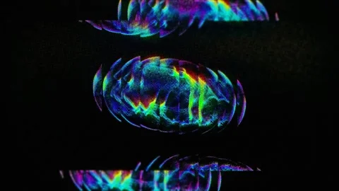 Gradient reflection of a spherical model. Stock Footage 292931578