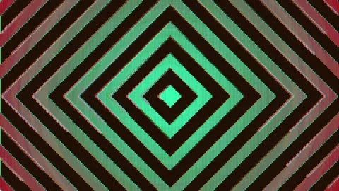 Gradient Rhombus Pattern Animation with Radio Wave Effect. Stock-Footage 222094150