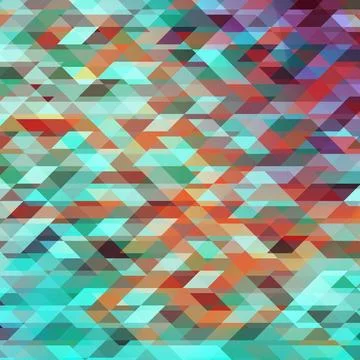 Gradient rhombus polygonal background. Stock Illustration