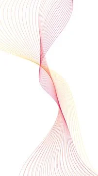 Gradient Ribbon Wave Background Vector Illustration 스톡 일러스트