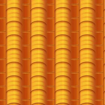 Gradient roof tile pattern design Illustrazione stock