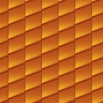 Gradient roof tile pattern design Illustrazione stock