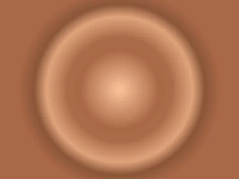 Gradient round background, brown concentric circles Ilustración de archivo