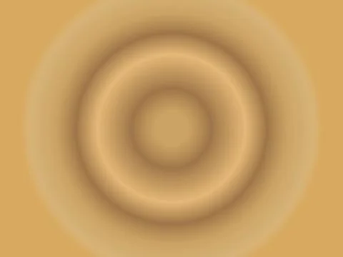 Gradient round background, concentric circles in orange and brown Stock Illustration