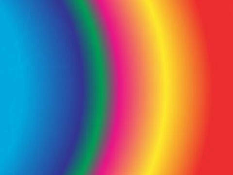 Gradient round background, multicolored circle on green Stock Illustration