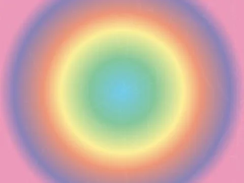 Gradient round background, multicolored concentric circles 스톡 일러스트