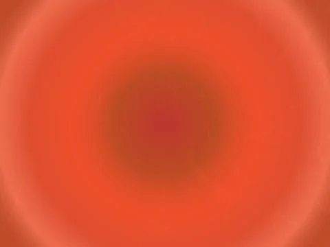 Gradient round background, orange concentric circles Illustrazione stock