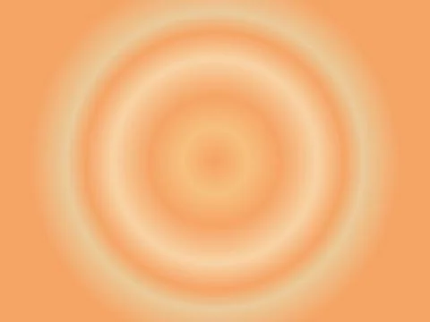Gradient round background, orange concentric circles Stock Illustration