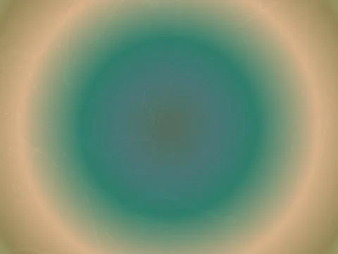 Gradient round background, teal and orange concentric circles Stock Illustration