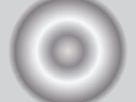 Gradient round background, white and gray concentric circles Stock Illustration