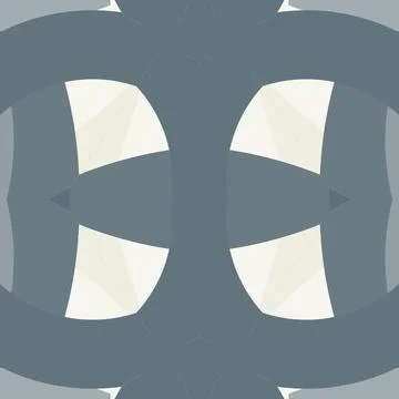 Gradient sage mist stroke-based mirrored line-art composition with bone white, t Stock Illustration