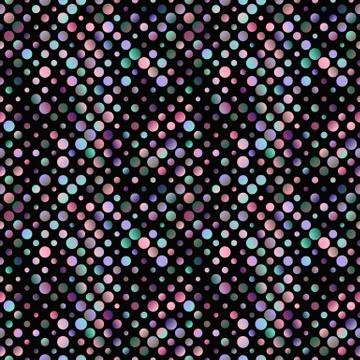 Gradient seamless abstract geometrical random dot pattern background Stock Illustration
