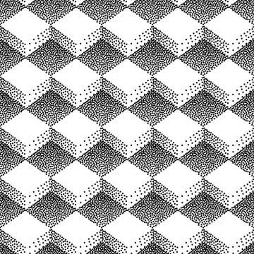 Gradient Seamless Background with Black Dots. イラスト素材
