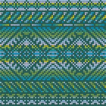 Gradient Seamless Pattern of Christmas Ugly Sweater Illustrazione stock
