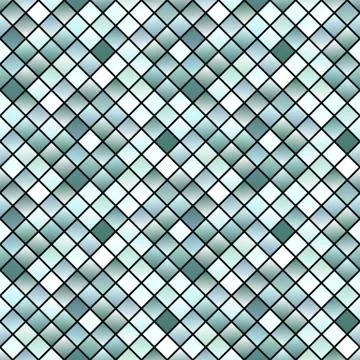 Gradient seamless square pattern background - colorful vector design イラスト素材