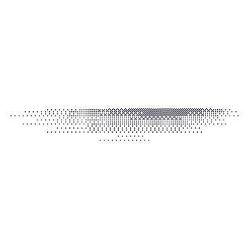 Gradient shadow with grainy noise and stipple effect. lines with dot and grit Stock Illustration