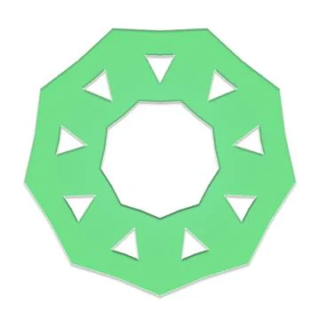 Gradient Shadow Random Abstract Vector Elements Set for Multi Purpose Artwork Illustrazione stock