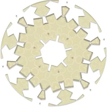 Gradient Shadow Random Abstract Vector Elements Set for Multi Purpose Artwork イラスト素材