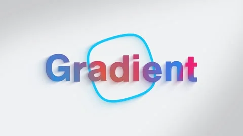 After Effects: Gradient Shadow Shape Title #256799551