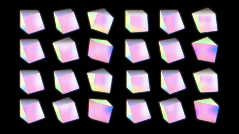 Gradient Shape Patterns 3 Stock Footage 252098050