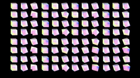 Gradient Shape Patterns 4 Stock Footage 252098064