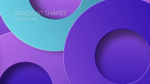 Gradient Shapes Backgrounds After Effects stock