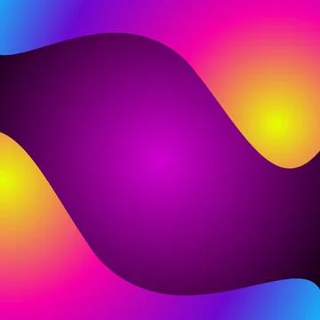 Gradient shapes colourfull abstrak design illustration Stock Illustration