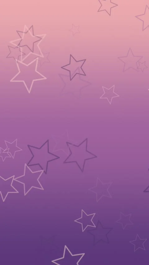 Gradient shifts from light pink to dark purple with floating stars Stock Footage 329897832