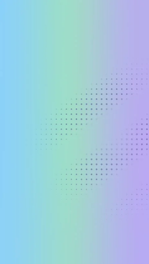 Gradient shifts through blue, green, and purple with halftone dots Stock Footage 329305538
