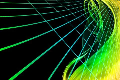 Gradient silhouette hexagonal grid pattern イラスト素材