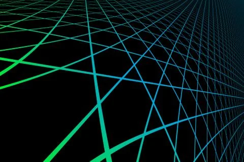 Gradient silhouette hexagonal grid pattern Illustrazione stock