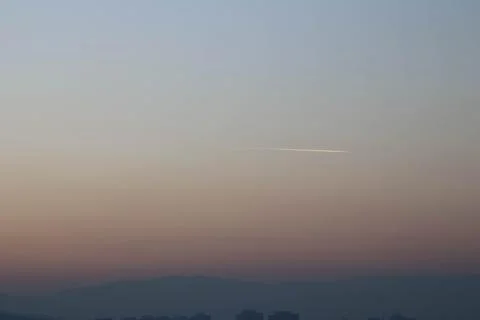 Gradient sky as a background sunset. Stock Photos