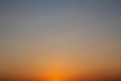 Gradient Sky at Sunset Stock Photos